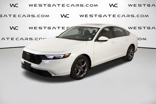 Platinum White Pearl 2024 Honda Accord EX