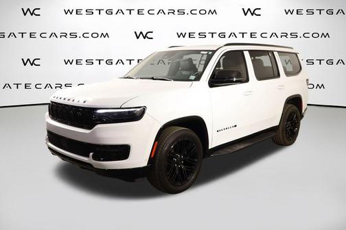 Bright White Clearcoat 2023 Jeep Wagoneer Series II Carbide 4x4