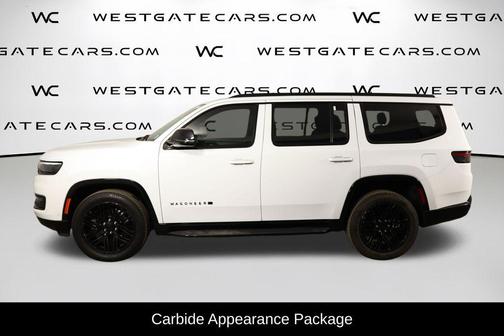 Bright White Clearcoat 2023 Jeep Wagoneer Series II Carbide 4x4