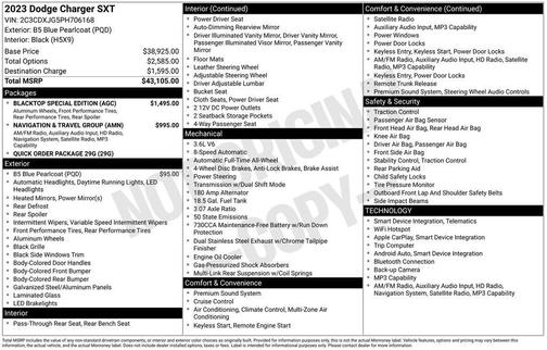 2023 Dodge Charger SXT