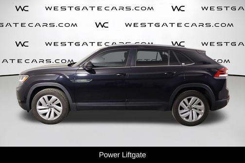 Deep Black Pearl 2022 Volkswagen Atlas Cross Sport 3.6L V6 SE w/Technology