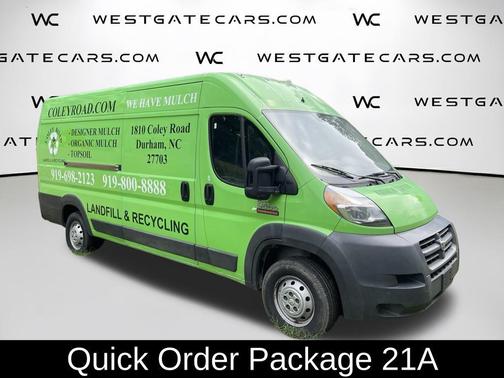 Bright White Clearcoat 2017 RAM ProMaster 3500 High Roof