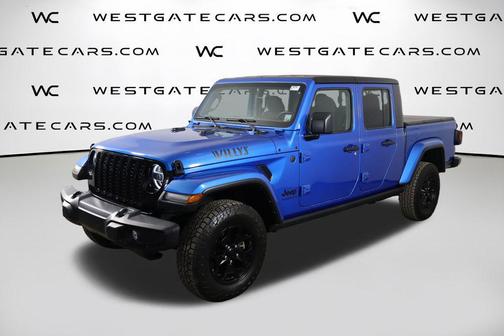 Hydro Blue Pearlcoat 2022 Jeep Gladiator Willys 4x4