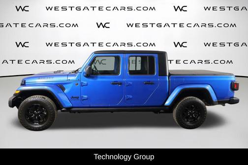 Hydro Blue Pearlcoat 2022 Jeep Gladiator Willys 4x4