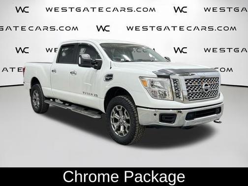 Glacier White 2018 Nissan Titan XD SV
