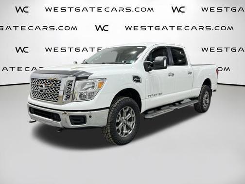 Glacier White 2018 Nissan Titan XD SV