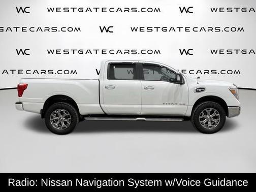 Glacier White 2018 Nissan Titan XD SV