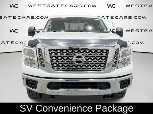 Glacier White 2018 Nissan Titan XD SV