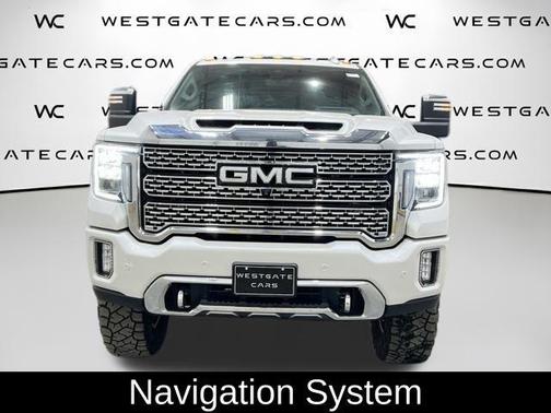 White Frost Tricoat 2022 GMC Sierra 2500 Denali