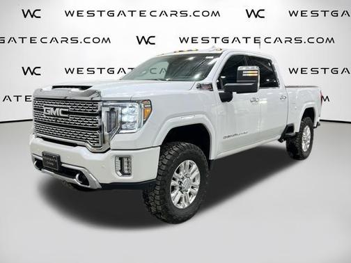 White Frost Tricoat 2022 GMC Sierra 2500 Denali