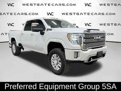 White Frost Tricoat 2022 GMC Sierra 2500 Denali