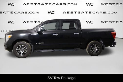 Black 2021 Nissan Titan SV