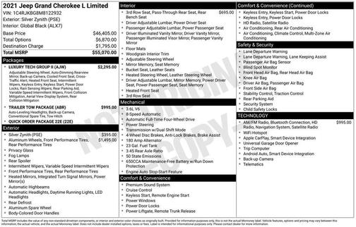 2021 Jeep Grand Cherokee L Limited