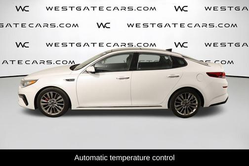 Snow White Pearl 2019 Kia Optima SX Turbo
