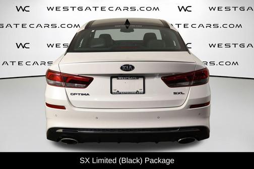 Snow White Pearl 2019 Kia Optima SX Turbo