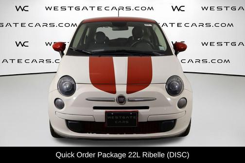 Bianco (White) 2015 FIAT 500 Pop