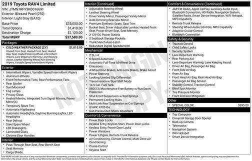 2019 Toyota RAV4 Limited