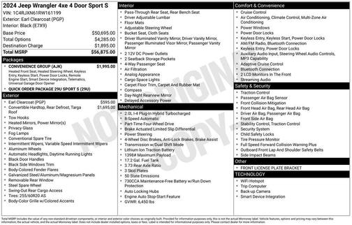Earl Clearcoat 2024 Jeep Wrangler 4xe Sport S