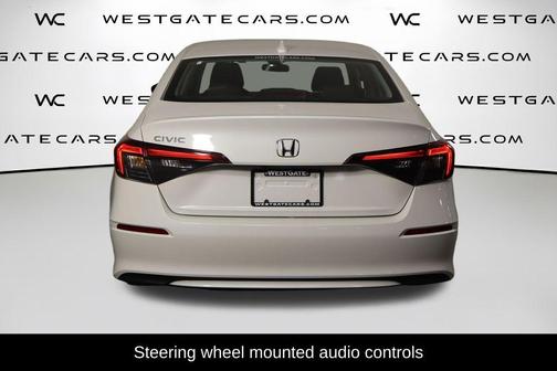 Platinum White Pearl 2025 Honda Civic LX