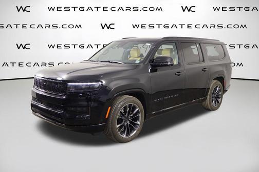 Diamond Black Crystal Pearlcoat 2025 Jeep Grand Wagoneer L Series III Obsidian 4x4