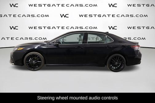 Midnight Black Metallic 2023 Toyota Camry XSE