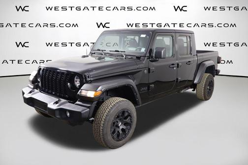 Black Clearcoat 2022 Jeep Gladiator Sport