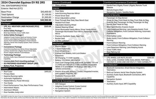 2024 Chevrolet Equinox EV RS