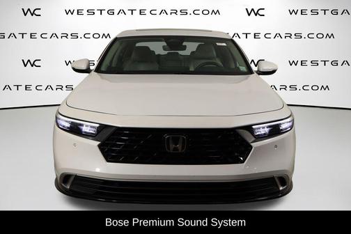 Platinum White Pearl 2023 Honda Accord Hybrid Touring