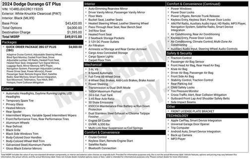 2024 Dodge Durango GT