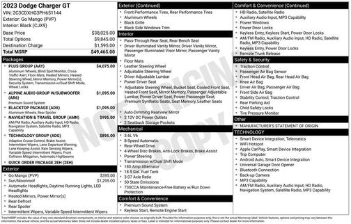 2023 Dodge Charger GT
