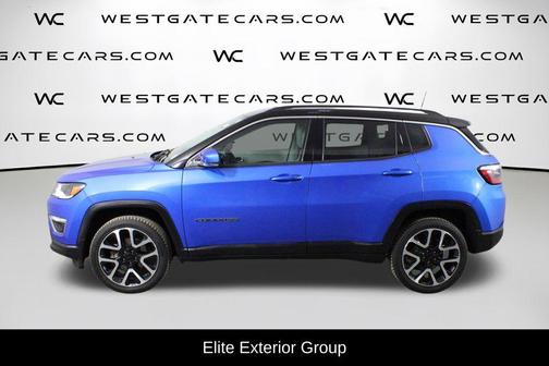 Laser Blue Pearlcoat 2021 Jeep Compass Limited