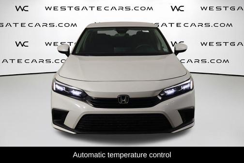 White 2024 Honda Civic LX