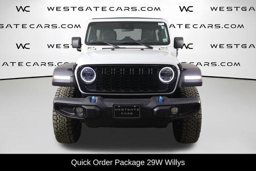 Bright White Clearcoat 2024 Jeep Wrangler 4xe Willys