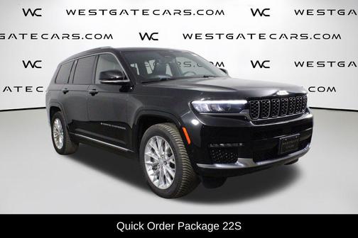 Diamond Black Crystal Pearlcoat 2021 Jeep Grand Cherokee L Summit
