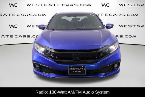 Aegean Blue Metallic 2019 Honda Civic Sport