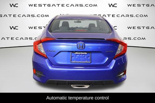 Aegean Blue Metallic 2019 Honda Civic Sport