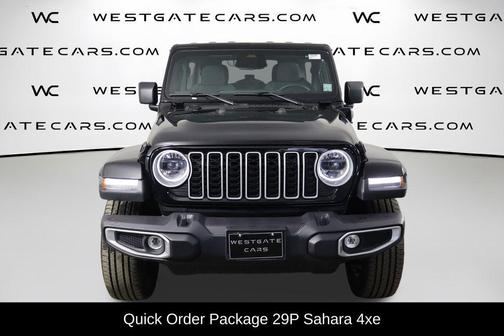 Black Clearcoat 2025 Jeep Wrangler 4xe Sahara