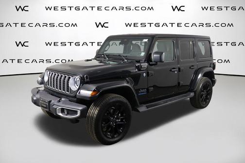 Black Clearcoat 2025 Jeep Wrangler 4xe Sahara