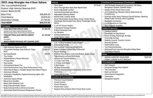 High Velocity Clearcoat 2023 Jeep Wrangler 4xe Sahara