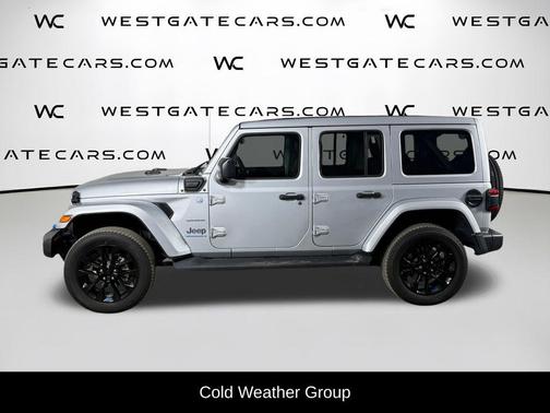 Silver Zynith Clearcoat 2023 Jeep Wrangler 4xe Sahara