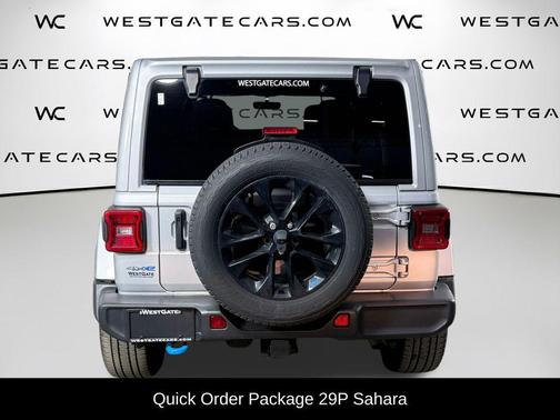 Silver Zynith Clearcoat 2023 Jeep Wrangler 4xe Sahara