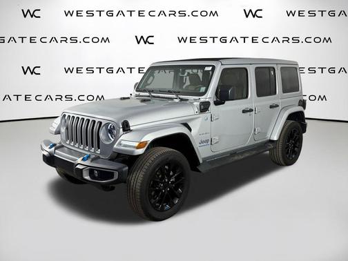 Silver Zynith Clearcoat 2023 Jeep Wrangler 4xe Sahara