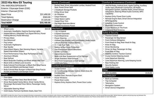 2023 Kia Niro EX Touring