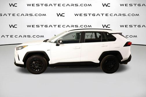 Super White 2021 Toyota RAV4 LE