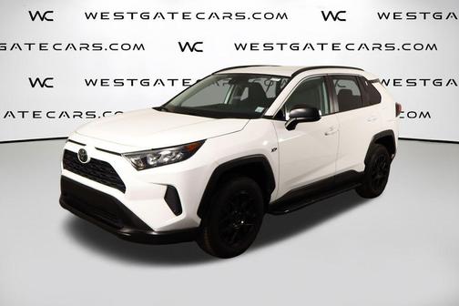 Super White 2021 Toyota RAV4 LE