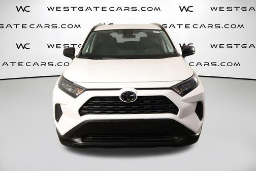 Super White 2021 Toyota RAV4 LE
