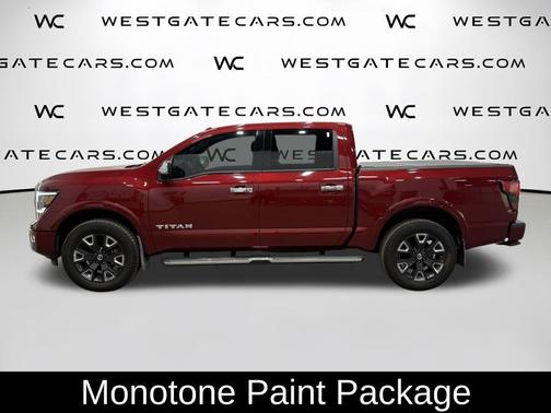 Cardinal Red Metallic 2021 Nissan Titan Platinum Reserve