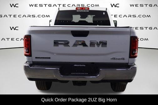 Bright White Clearcoat 2025 RAM 2500 Big Horn Crew Cab 4x4 6'4' Box