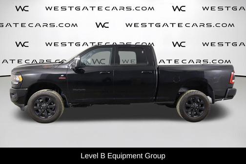 Diamond Black Crystal Pearlcoat 2023 RAM 2500 Big Horn Crew Cab 4x4 6'4' Box
