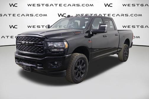 Diamond Black Crystal Pearlcoat 2023 RAM 2500 Big Horn Crew Cab 4x4 6'4' Box